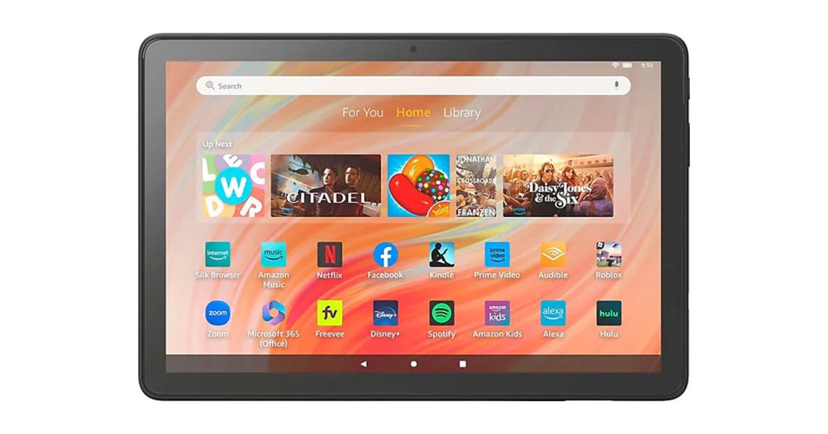 Take 46% off the Fire HD 10 tablet when you order on Amazon